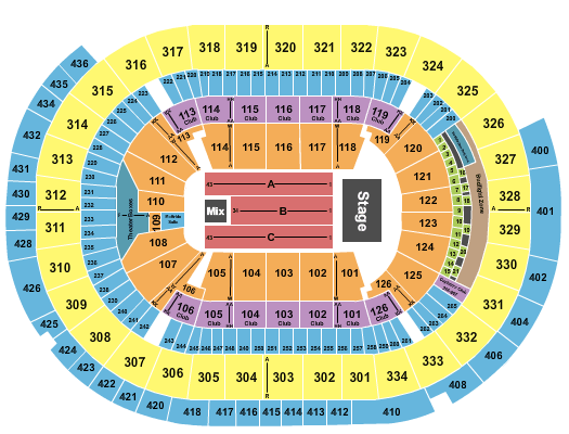 Trans Siberian Orchestra Seating Chart